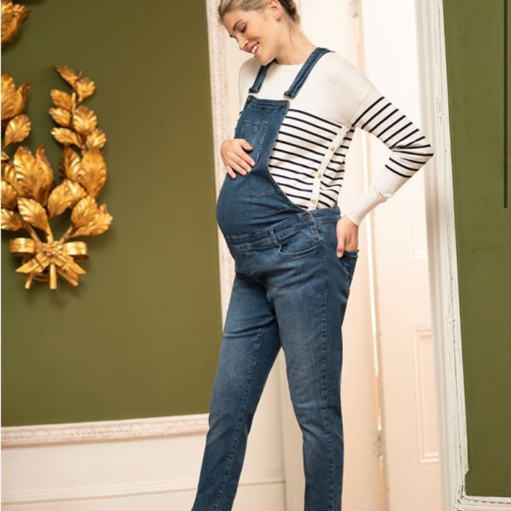 SERAPHINE Denim Maternity Overalls